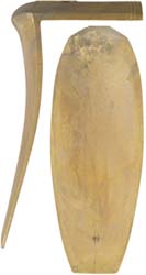 J.P. Beck Lancaster or Lebanon Style Buttplate,
wax cast brass

Overall length 5", width 1-15/16", comb 2-19/32"